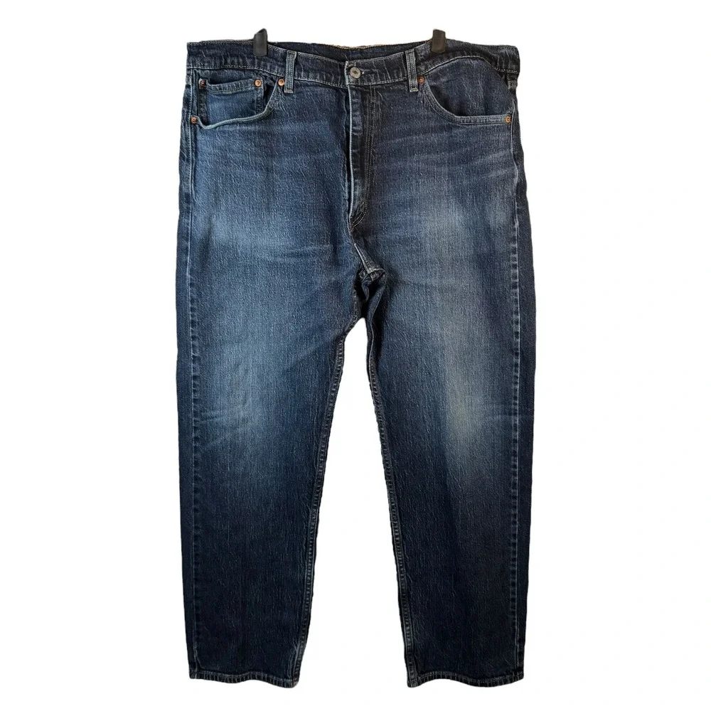 Levi's 505 Regular Fit Jeans Mens W40 L30 Blue Denim Pants